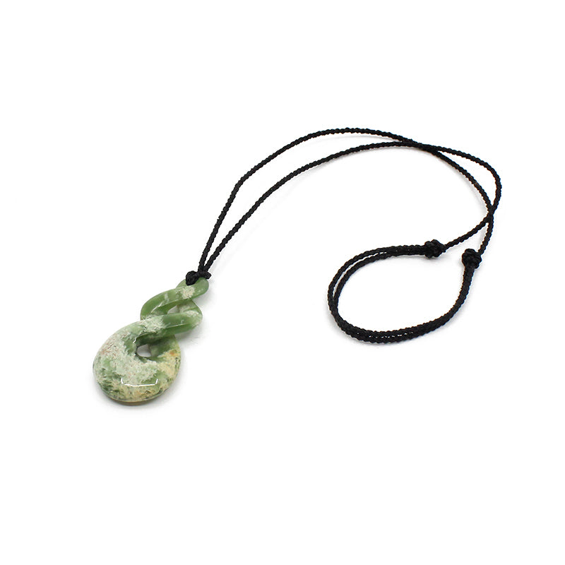 Double Twist Pounamu Pendant