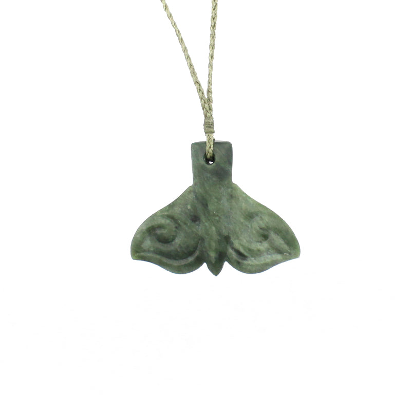 Whale Tail Pounamu Pendant