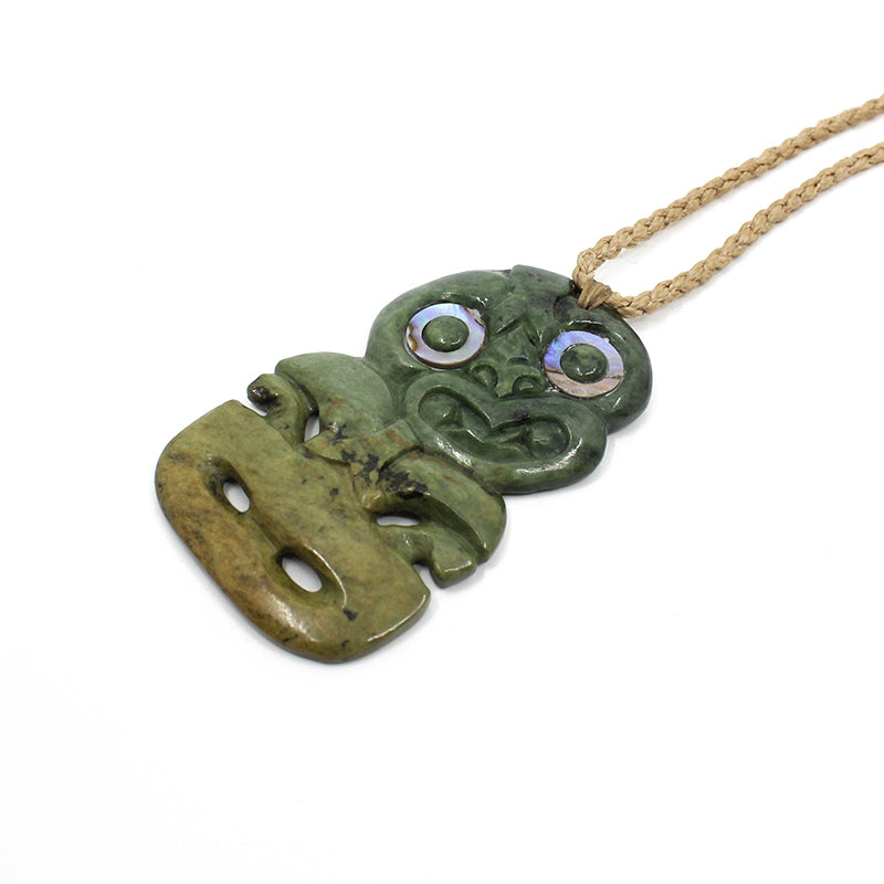 Hei Tiki Pounamu Pendant | by Alex Sands