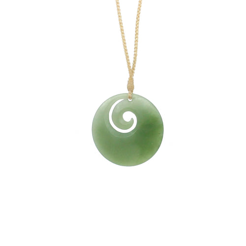 Disc with Koru Pounamu Pendant | by Ric Moor