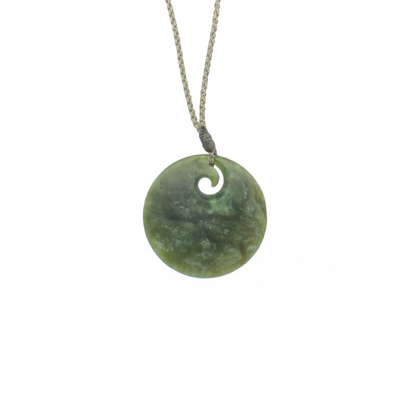 Disc with Koru Pounamu Pendant | by Ric Moor