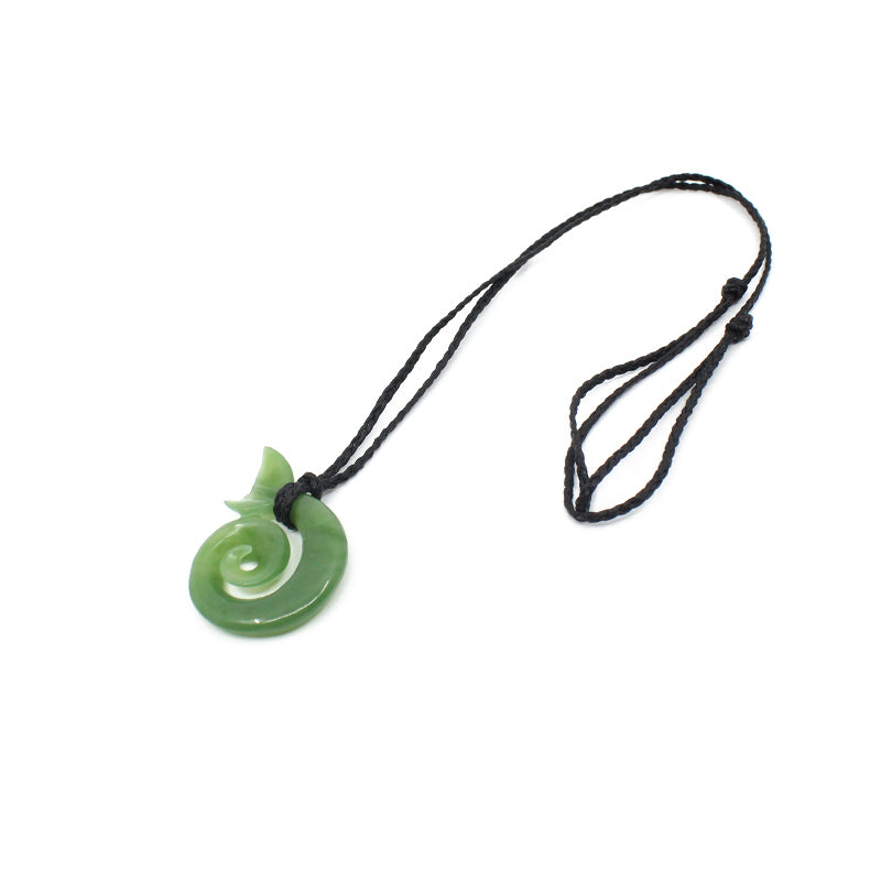 Whale Tail with Koru Pounamu Pendant