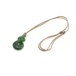 Double Twist Pounamu Pendant