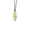 Double Twist Pounamu Pendant - Kōkopu Pounamu