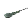 Double Twist Pounamu Pendant | by Ric Moor