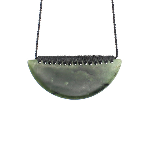 Carved Pounamu Breastplate | by Ric Moor