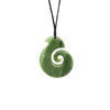 Koru Hei Matau Pounamu Pendant