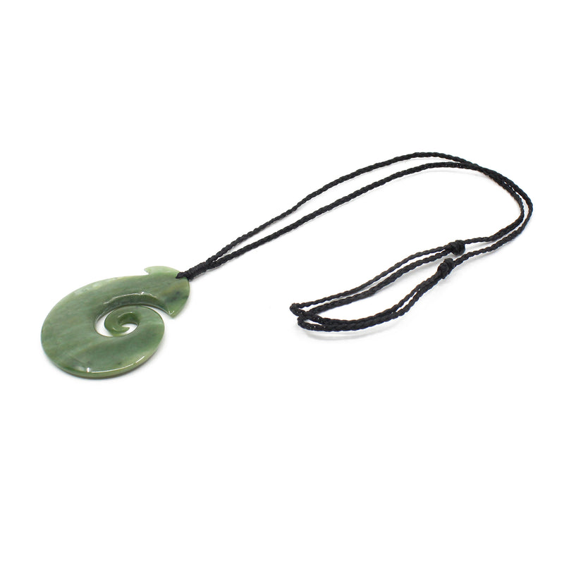 Koru Hei Matau Pounamu Pendant