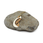 Ara I Te Ora - Path Of Life Beef Bone Two Toned Pendant | by Kerry Thompson
