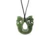 Pekapeka Pounamu Pendant | by Moreton Carvers