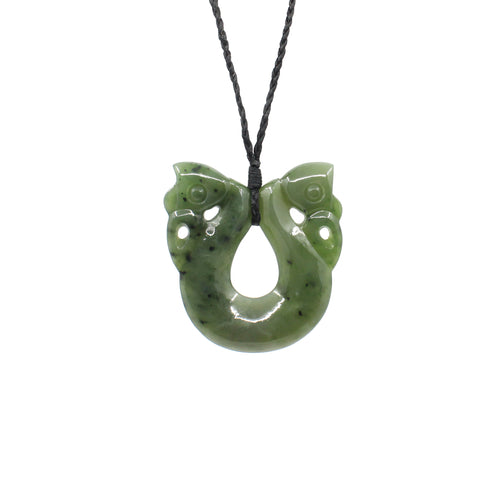 Pekapeka Pounamu Pendant | by Moreton Carvers