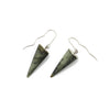 Cone Pounamu Earrings | by Ana Krakosky