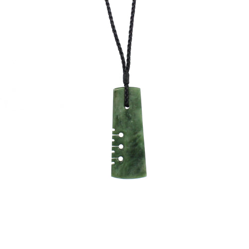 Notched Toki Pounamu Pendant | by Alex Sands