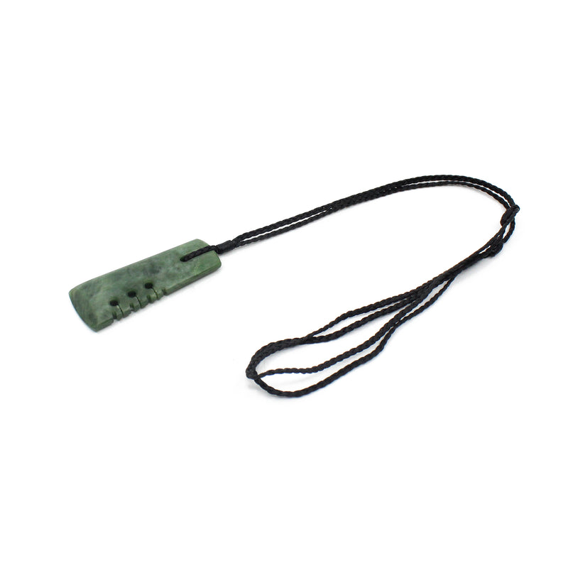 Notched Toki Pounamu Pendant | by Alex Sands