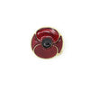 3D Poppy Brooch