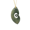 Ara I Te Ora - Path Of Life Pounamu Pendant | by Kerry Thompson