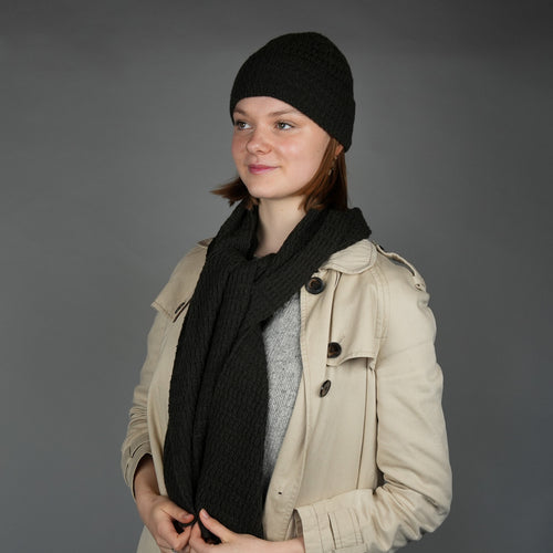 Cascade Hat in Arapawa Blend - Ponga | Knit Shepherd