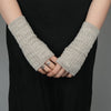 Cascade Wrist Warmers in Arapawa Blend - Natural | Knit Shepherd