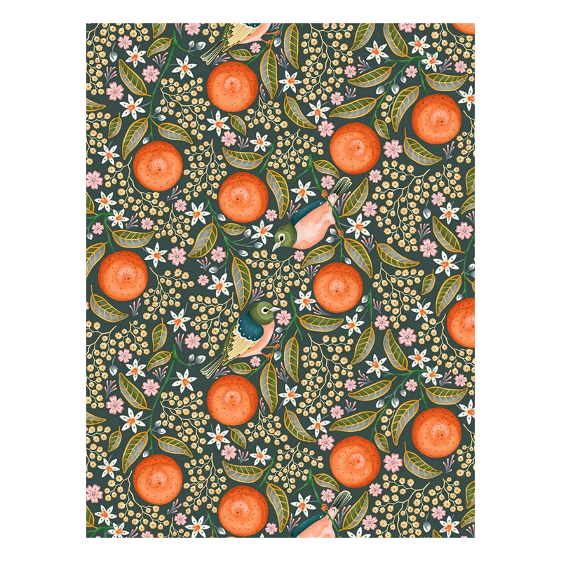 Birds & Fruit Tea Towel