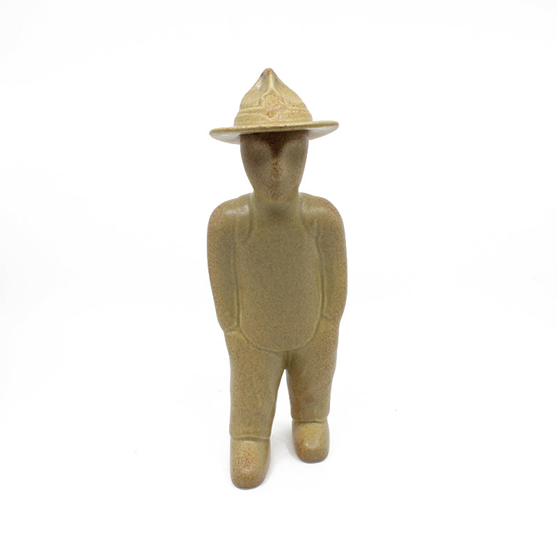 Ceramic Soldier with Lemon Squeezer Hat | by Bob Steiner