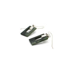 Chain Link Pounamu Earrings | by Ana Krakosky