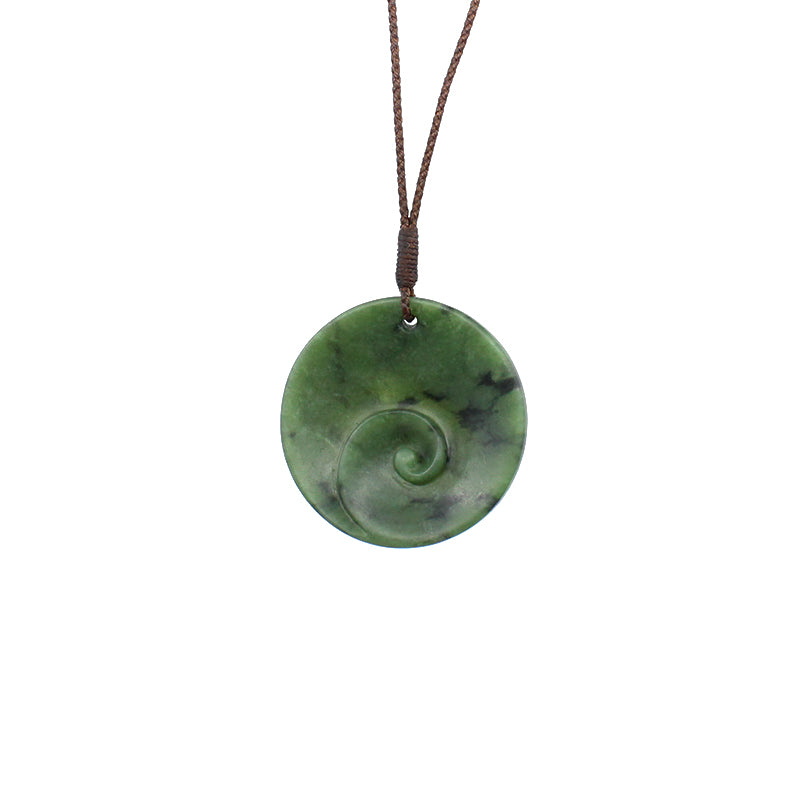 Disc with Koru Pounamu Pendant | by Ric Moor