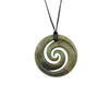Double Spiral Pounamu Pendant | by Kerry Thompson