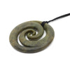 Double Spiral Pounamu Pendant | by Kerry Thompson
