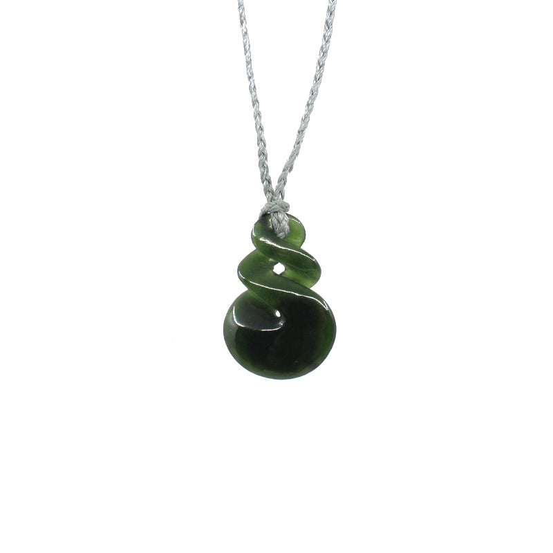 Double Twist Pounamu Pendant