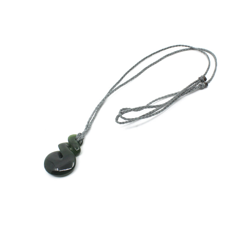 Double Twist Pounamu Pendant