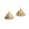 Fan Gold Earrings | by Charlotte Penman