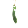 Feather with Koru Pounamu Pendant | by Kerry Thompson