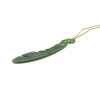 Feather with Koru Pounamu Pendant | by Kerry Thompson