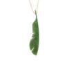 Feather Pounamu Pendant | by Kerry Thompson