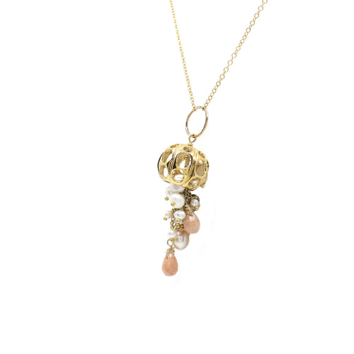 Gold Jellyfish Necklace | by Louise Douglas