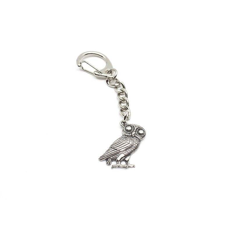 Greek Owl Keyring