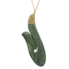 Hei Matau Pounamu Pendant - Large | by Alex Sands