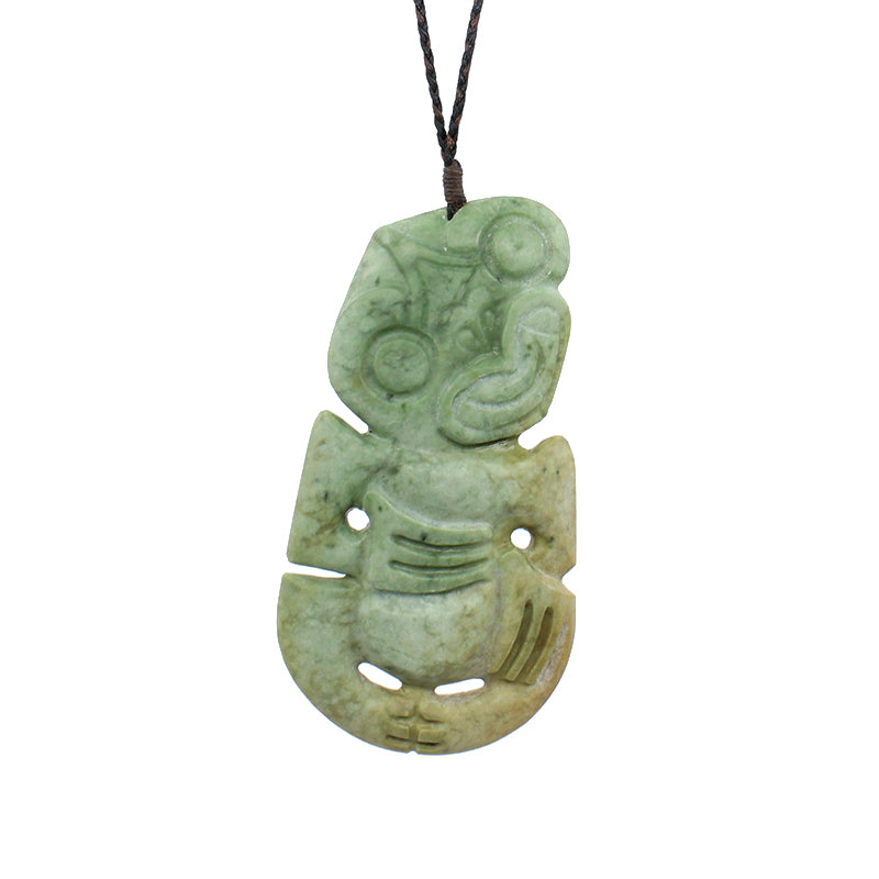 Hei Tiki Pounamu Pendant - Large