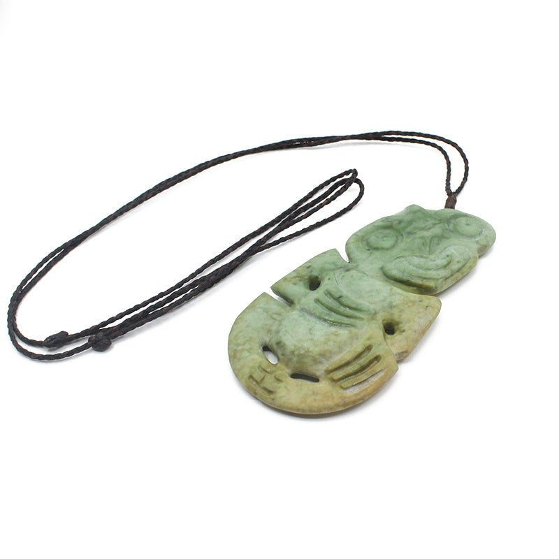 Hei Tiki Pounamu Pendant - Large