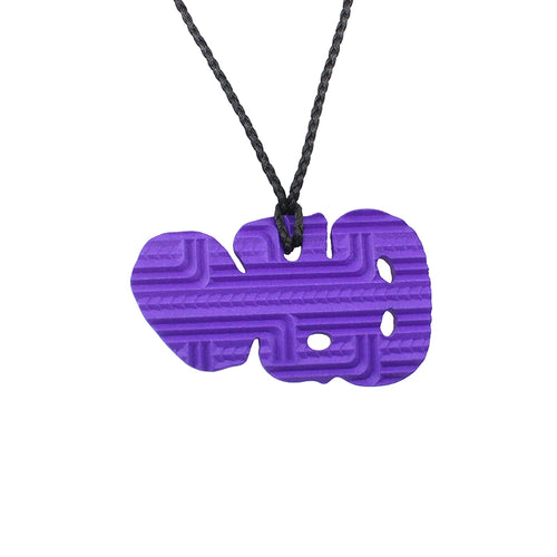 Hei Tiki Pendant - Purple | by Kereama Taepa