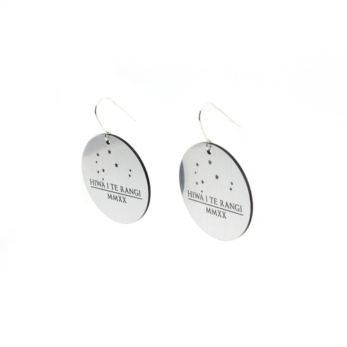 Hiwa-I-Te-Rangi I Round Earrings | by Nichola Te Kiri
