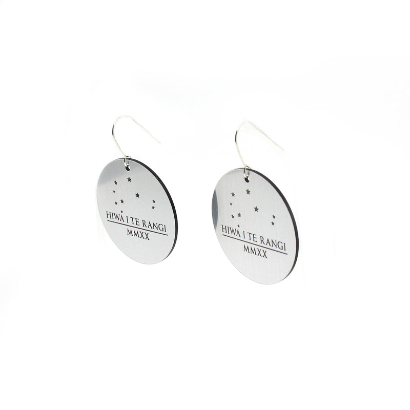 Hiwa-I-Te-Rangi I Round Earrings | by Nichola Te Kiri