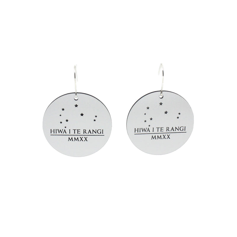 Hiwa-I-Te-Rangi I Round Earrings | by Nichola Te Kiri