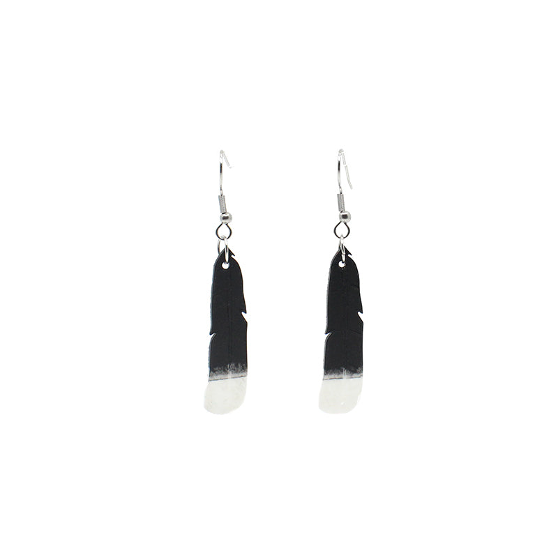 Huia Feather Earrings | by Remix Plastic