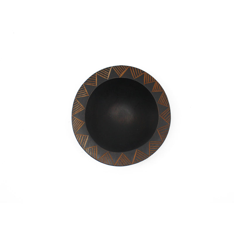 Kava Bowl / Tanoa - Black - 13.5cm