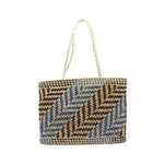 Kete Whakairo - Blue / Brown | by Bronwynn Billens