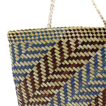 Kete Whakairo - Blue / Brown | by Bronwynn Billens