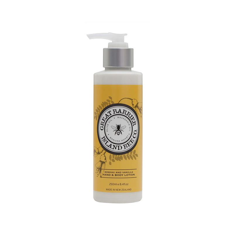 Kowhai and Vanilla Hand and Body Lotion 250ml