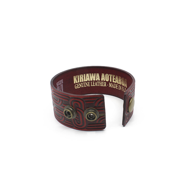 38mm Leather Wristband- Size M/L | by Darin Gordine