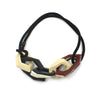 Maca 5 Link Necklace - Black Cord | by Macarena Bernal